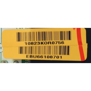 MAIN PARA SMART TV LG OLED 4K RESOLUCION ( 3840x2160 ) NUMERO DE PARTE EBU66108701 / EAX63066608 (1.0) / 15V16714-0001 / G015K034CG / 66108704 / PANEL AC650AQL WNA1_RS / MODELO OLED65GXPUA.DUSQLJR